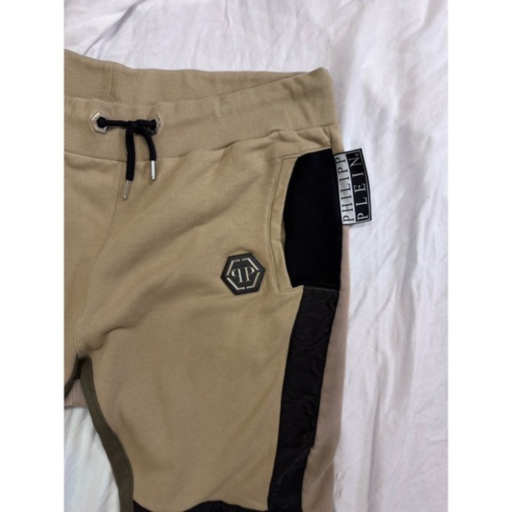 Men Philipp Plein Tan Black Convertible Sweatsuit Set Hardware Logo size XXXL - Picture 7 of 16